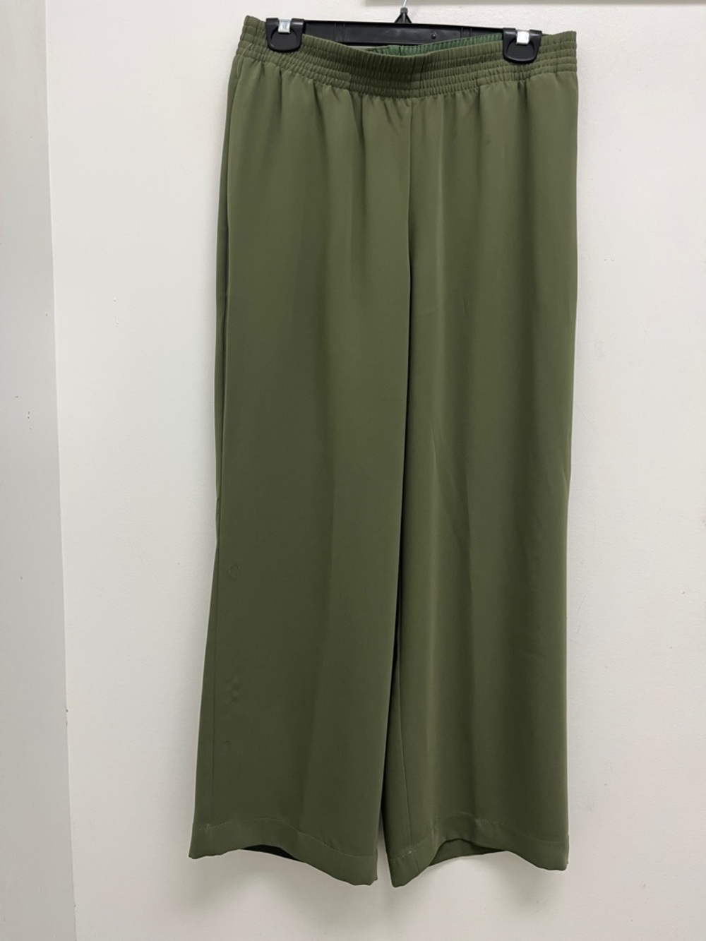Babaton Olive Wide-Leg Pully-On Pants